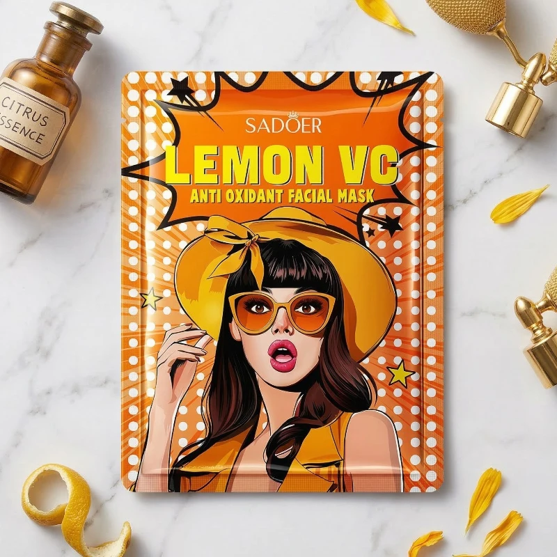 fournisseur de masque de visage vintage citron Masques Visage Antioxydants au Citron – SADOER – Image 1
