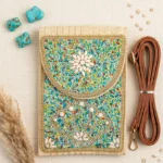 Sac Pochette Perles "Bohème Chic" – Collection Été 2026 - Coquillage