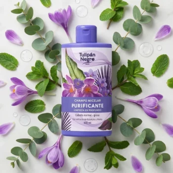 Shampoing Micellaire Purifiant – Tulipán Negro (Eucalyptus & Menthe)