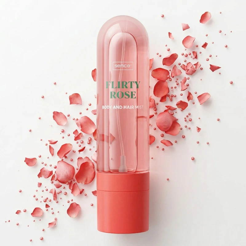 fournisseur de shimmer brume corporelle sence Brume Corporelle & Cheveux FLIRTY ROSE 100ml - Sence Beauty – Image 1