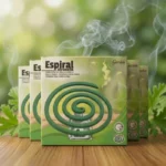 Lot de 10 (0,85€ La Boite) : Boite de 10 Spirales Extérieures Anti-moustiques à la Citronnelle + Support - Garden Enjoy