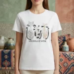 T-shirt Blanc Manches Courtes Femme – Élégance et Confort au Quotidien - Coton Stretch Premium (95% Coton)