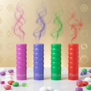 Présentoir de 24 : Baume à lèvres 4 assortiments Pastel Fruité MENTOS – Sence – Image 2