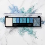 Lot de 12 (1,10€ La Palette) : Palettes Fards à Paupières 8 Couleurs "SPACE" – D'DONNA - Bleu
