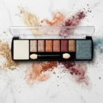 Lot de 12 (1,10€ La Palette) : Palettes Fards à Paupières 8 Couleurs "SPACE" – D'DONNA - Marron
