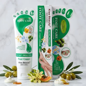 Présentoir de 6 : Crème de Soin Apaisante pour les pieds – Kiss Beauty