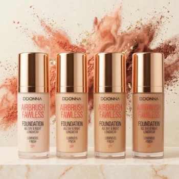 Présentoir de 24 (1.60€ Pièce) – Fond de Teint "Airbrush Flawless" – Teint Parfait 24H – DDONNA – Image 2