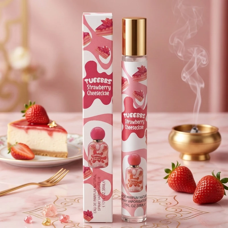 fournisseur parfum orientale gourmand Eau de Parfum Strawberry Cheeseckae 35 ml – Collection Prestige - TUEEBBS – Image 1