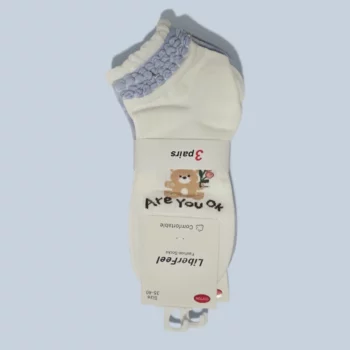 Lot de 12 Paires (0,70€ Pièce) : 🧦 Pack Moelleux Paires de Chaussettes Courtes Femme – Image 4