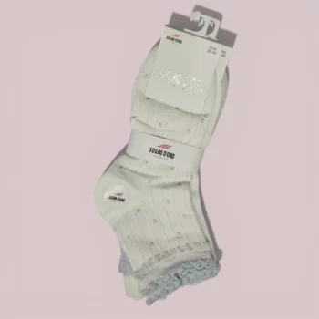 Lot de 12 Paires (1,20€ Pièce) : 🧦 Paires de Chaussettes Courtes Femme "Premium" 95% Coton – Image 2