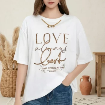 Lot de 10 (7,80€ Pièce) ✨Mélange de Noir, Blanc & Marron - Tee-Shirts "Smart-Fit" – Taille Unique Technologie Adaptable – Image 2