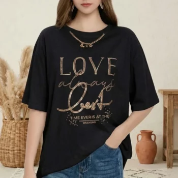 Lot de 10 (7,80€ Pièce) ✨Mélange de Noir, Blanc & Marron - Tee-Shirts "Smart-Fit" – Taille Unique Technologie Adaptable – Image 3