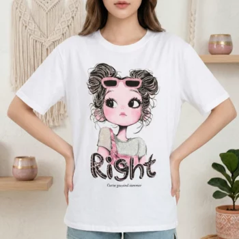 Lot de 10 (7,80€ Pièce) ✨Mélange de Noir & Blanc - Tee-Shirts "Smart-Fit" – Taille Unique Technologie Adaptable – Image 2