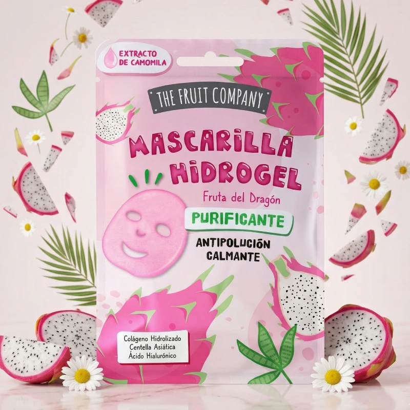 masque visage fruit du dragon the fruit company Masques Hydrogel Purifiants au Fruit du Dragon - The Fruit Company – Image 1