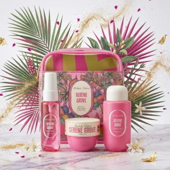 Coffret Rituel Corps "Serene Grove" – Set 3 Pièces (Brume, Crème & Gel Douche)
