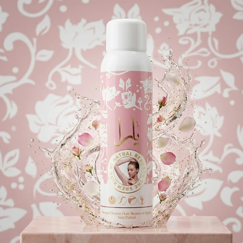 spray dépilatoire en gros Spray Dépilatoire "Desert Flower" – Douceur Infinie (150ml) – Image 1