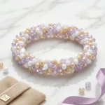 📿 Bracelet Étincelant "Perles à Facettes" – Collection Couleurs & Lumière
