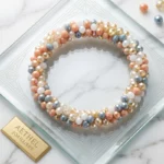 📿 Bracelet Étincelant "Perles à Facettes" – Collection Couleurs & Lumière