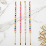 ✨ Lot de (1,95€ Pièce) 6 Bracelets Bohèmes – Acier Inoxydable & Perles Colorées