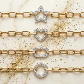 ✨ Lot de 6 (1,95€ Pièce) Bracelets "Tendance & Éclat" – Acier Inoxydable Doré – Image 2