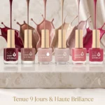 Présentoir de 24 (0,80€ pièce) : Vernis à Ongles Easy Paris – Effet Gel "9 Jours"