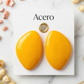 ✨ Lot Éclat : 6 Paires (2,25€ Pièce) Boucles d'Oreilles Nacrées (6cm) – Acier Inoxydable – Image 2