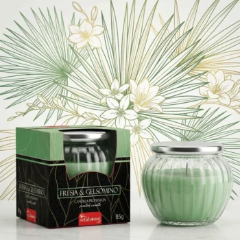 Lot de 6 (1,20€ Pièce) Bougie Parfumée Fraise & Jasmin 85gr - Setahome – Image 2