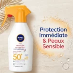 ☀️ NIVEA SUN Sensitive : La Protection Immédiate & Haute Tolérance FPS 50+ (Format Pistolet 300 ml)