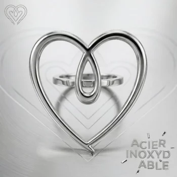 Set de 5 (2,20€ Pièce) 💍 Bagues en Acier Inoxydable – Collection "Argentée" – Image 7