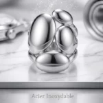 Bagues Argentée en Acier Inoxydable – Réglable et Adaptable