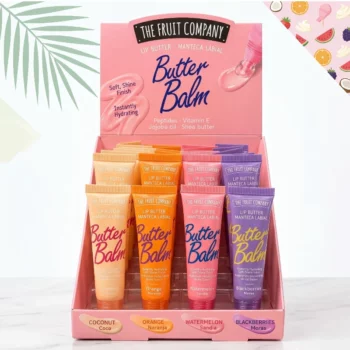 Présentoir de 24 (1.95€ Pièce) 🥥 Pack de 24 Butter Balms + 4 Testeurs – The Fruit Company