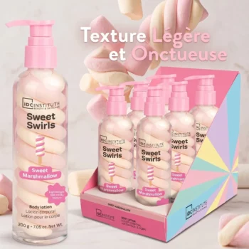 Présentoir de 6 🍭 Lotion Corps "Sweet Swirls" Marshmallow – IDC Institute 🍭 – Image 2