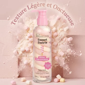 Présentoir de 6 🍭 Lotion Corps "Sweet Swirls" Marshmallow – IDC Institute 🍭