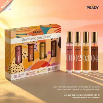 Carton de 10 (4,70€ Pièce)✨Coffret Brazilian Collection - Eau de Parfum Prady 4 X 33ml – Image 2