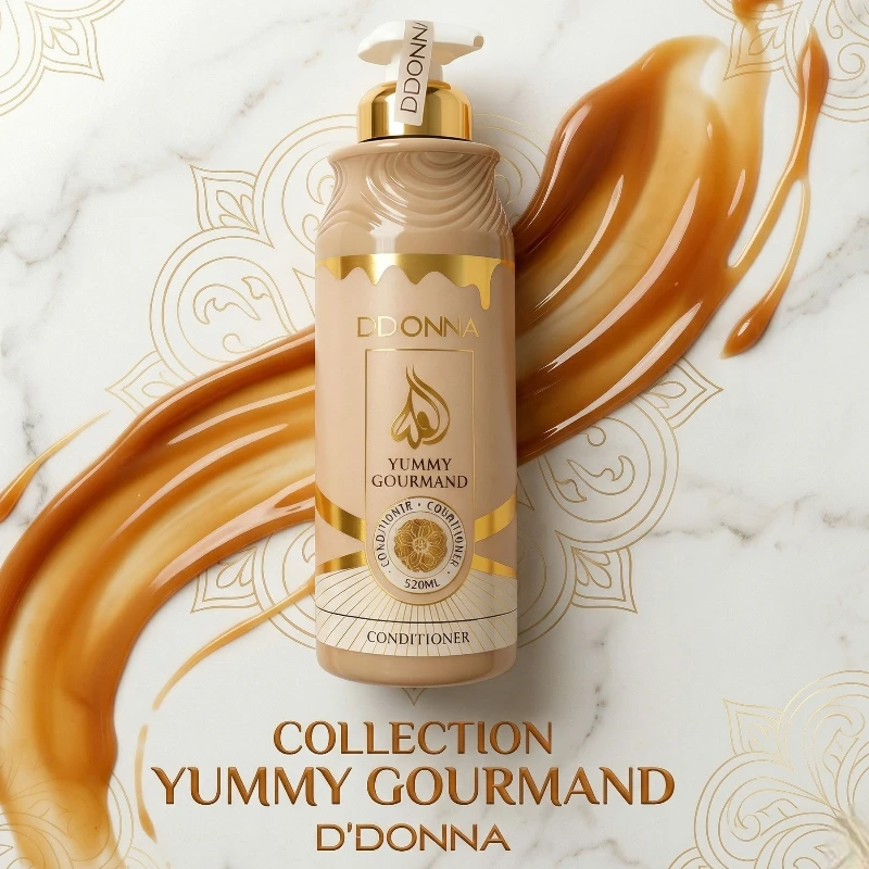 grossiste ddonna conditionner yummy gourmand 🍭 Après-Shampooing D'DONNA Yummy Gourmand – Douceur & Parfum Sucré (520ml) – Image 1