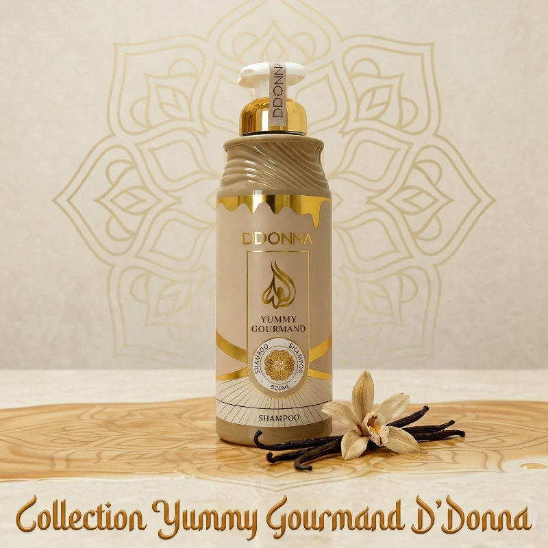 grossiste ddonna shampoing yummy gourmand đ Shampooing D'DONNA Yummy Gourmand â Nettoyage Doux & Parfum Festif (520ml) â Image 1