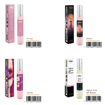Mélange de 100 (0,99€ Pièce) 🌸 MÉGA PACK REVENDEUR : Lot de 100 Eaux de Toilette Femme PRADY (33ml) – Image 15