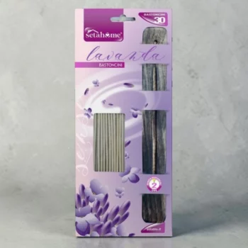 Lot de 12 (1,30€ Pièce) Blister de 30 encens + Support Lavande – Image 2
