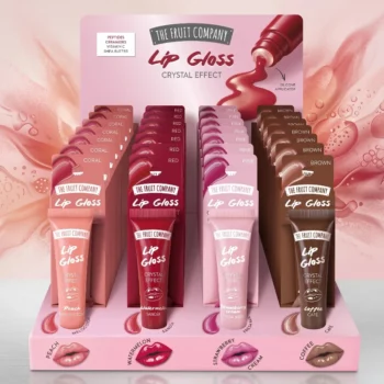 Présentoir de 28 (2,68€ Pièce) ✨ Lip Gloss "Crystal Effect" + 4 Testeurs – The Fruit Company