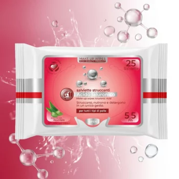 Lot de 6 (1.20€ Pièce) ✨ Paquet de 25 Lingettes Démaquillantes à l’Acide Hyaluronique - Setablu