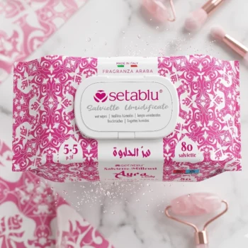 Lot de 6 (1.60€ Pièce) 🕌 Paquets de 80 Lingettes Humidifiées Aura Candy - Setablu