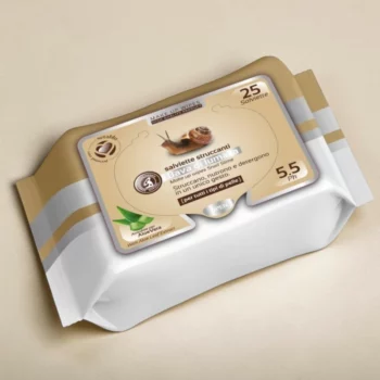 Lot de 6 (1.20€ Pièce) 🐌 Paquet de 25 Lingettes Démaquillantes Bave d’Escargot - Setablu – Image 2