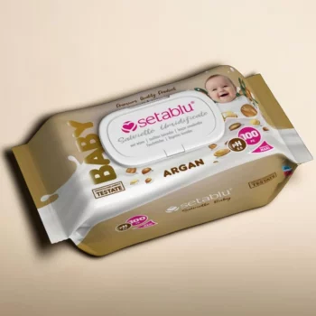 Lot de 6 (1.50€ Pièce) 🐴 Paquet Grand Format de 100 Lingettes Multi-usages à l’Huile d’Argan - Setablu – Image 2