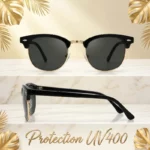 🕶️ Lunettes de Soleil "Classique Onyx" – Mixte UV400 🕶️