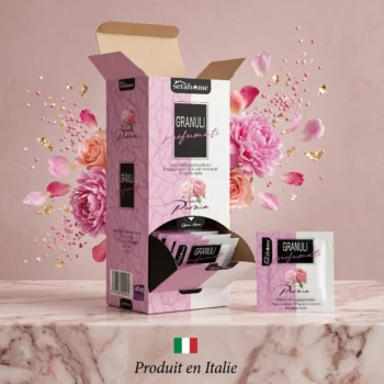 Distributeur de 25 (0,70€ Pièce) 🌸 Sachets Parfumés Poemia Multi-Usages - Aspirateur, Voiture, Armoire, Ambiance, Cendrier