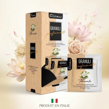 Distributeur de 25 🌸 Sachets Parfumés Fleur de Lotus Multi-Usages - Aspirateur, Voiture, Armoire, Ambiance, Cendrier
