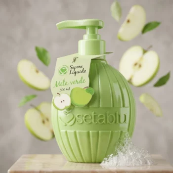Lot de 12 (1.50€ Pièce)  🍏 Savon de Mains Liquide Pomme Verte - Setablu