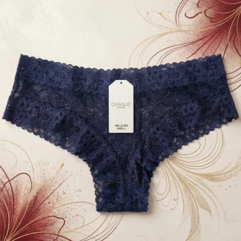 Lot de 24 (soit 0,40€ unité) : Tangas en Dentelle Fleurie 4 Couleurs – Confort & Féminité – Image 4