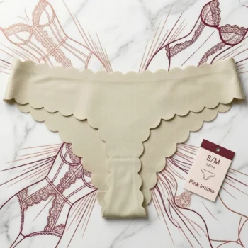 Lot de 24 (soit 0,55€ unité) : Tangas "Pink Intimo" 3 Couleurs – Sans Couture & Bordures Festonnées – Image 2
