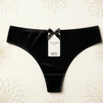 Lot de 24 (soit 0,40€ unité) : Lot de 24 Tangas "Dyana Intimates" 3 Couleurs – Confort Coton & Élégance – Image 3